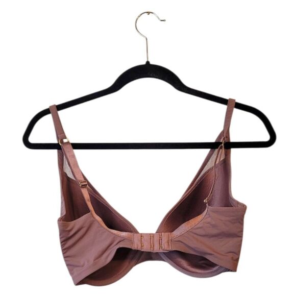 Thirdlove Women's Mauve Mesh 24/7 Classic Contour Plunge Bra Size 32H - Picture 2 of 5